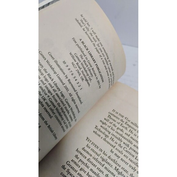 2011 BLACK LIBRARY WARHAMMER 40K 40,000 BLOOD GORGONS PAPERBACK FIRST PRINTING - Picture 6 of 6